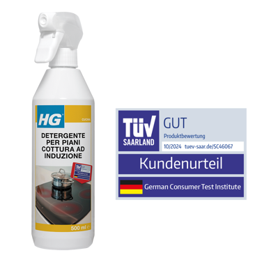 HG detergente per piani cottura ad induzione HG detergente per piani cottura ad induzione